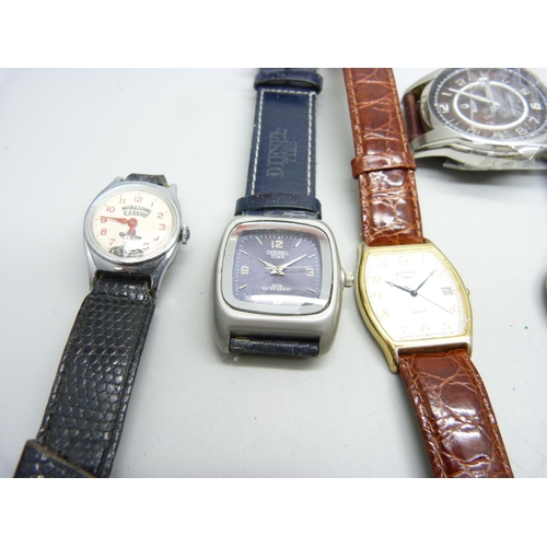 830 - A collection of watches including Bulova and Rotary