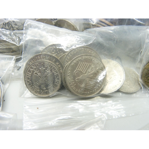 855 - British and foreign coins