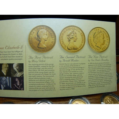 916 - A set of thirty-one full sovereign gold coins, Elizabeth II Eightieth Birthday Sovereign Collection ... 