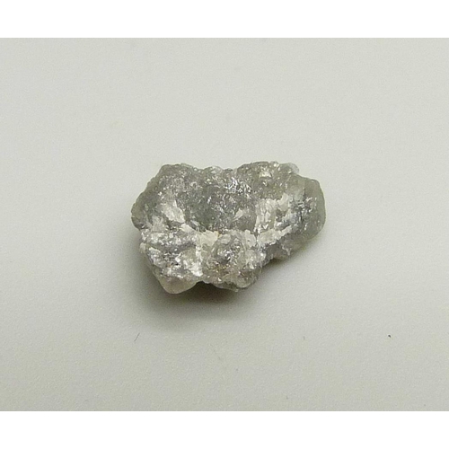 917 - A rough/uncut diamond, weight 3.09cts