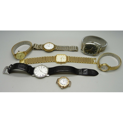 969 - A collection of lady's and gentleman's wristwatches including Limit and Rotary