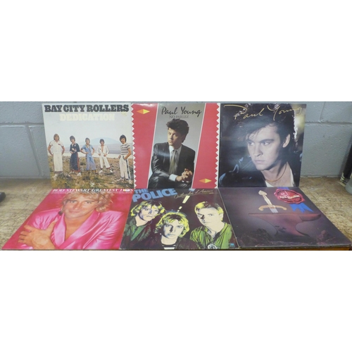 974 - A collection of 1980s LP records and a box of 78rpm records **PLEASE NOTE THIS LOT IS NOT ELIGIBLE F... 