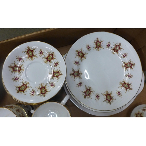 997 - A Paragon Flamenco pattern china tea and coffee service **PLEASE NOTE THIS LOT IS NOT ELIGIBLE FOR I... 