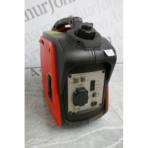 2381 - A Clarke Power inverter generator - 1100w (IG12008) (7790) * this lot is subject to VAT - sold as sc... 