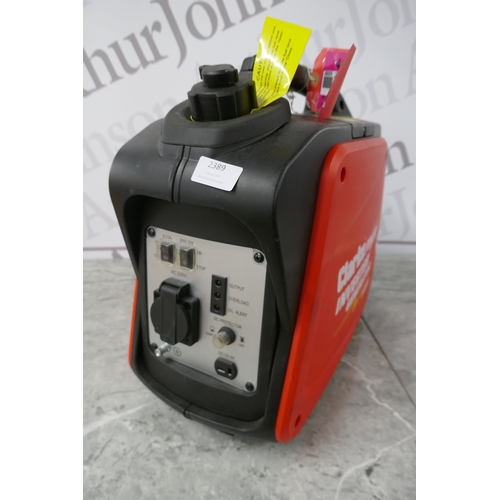 2389 - A Clarke Power 1100w inverter generator (IG1200D) (7780) * this lot is subject to VAT - sold as scra... 