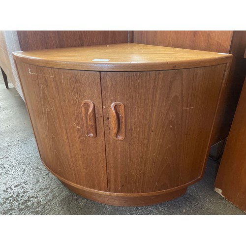 47 - A small G-Plan Fresco teak corner cabinet