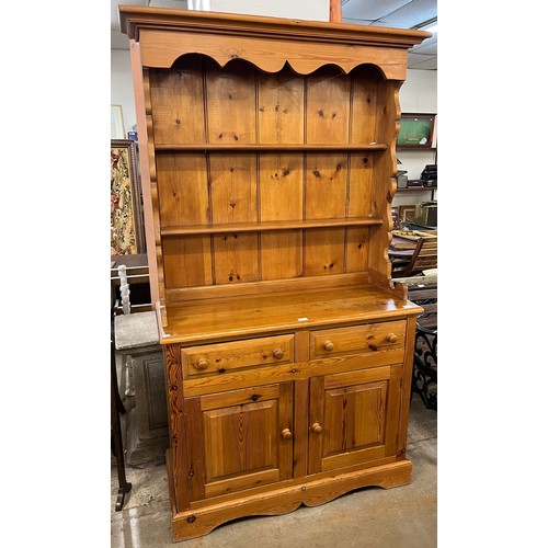 154 - A Victorian style pine dresser