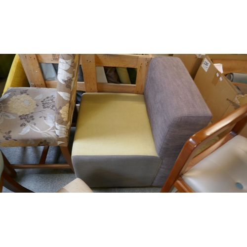 1594 - Ten assorted chairs and sofa sections