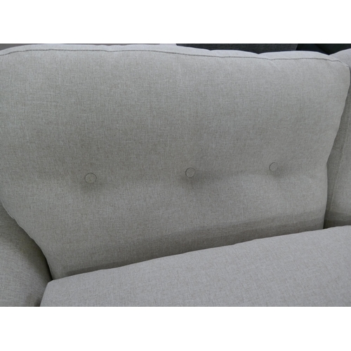 1366 - An Oatmeal fabric two seater sofa bed