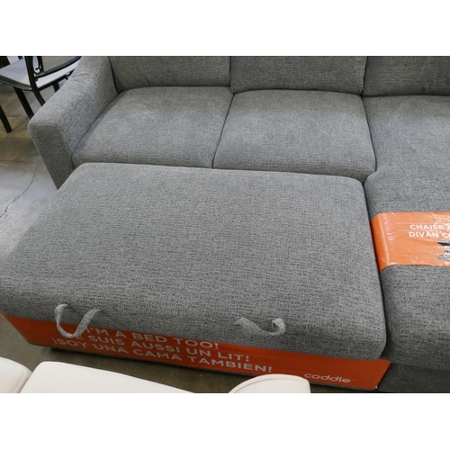 1421 - Coddle Aria Grey Sofa Bed, Original RRP £958.33 + VAT (4202-11) *This lot is subject to VAT