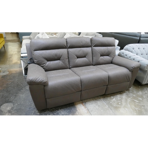 1439 - Justin Brown 3 Seater Power Recliner , Original RRP £833.33 + VAT (4202-19) *This lot is subject to ... 