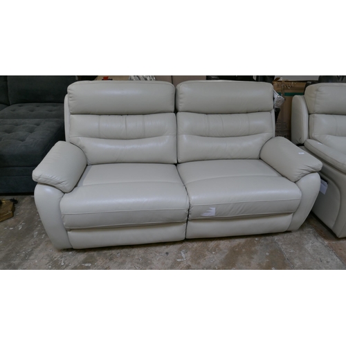 1440 - Fletcher 3 seater Light Grey Power Recliner  , Original RRP £1124.99 + VAT (4202-13) *This lot is su... 