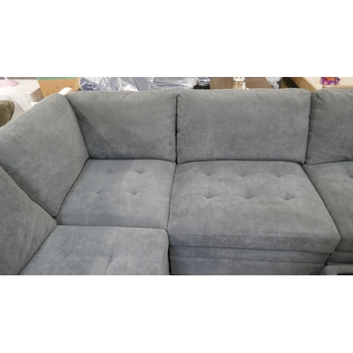 1454 - Tisdale 6 piece Dark Grey Sofa, Original RRP £1249.99 + VAT (4202-39) *This lot is subject to VAT