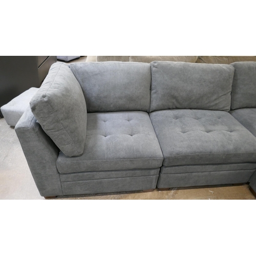 1454 - Tisdale 6 piece Dark Grey Sofa, Original RRP £1249.99 + VAT (4202-39) *This lot is subject to VAT