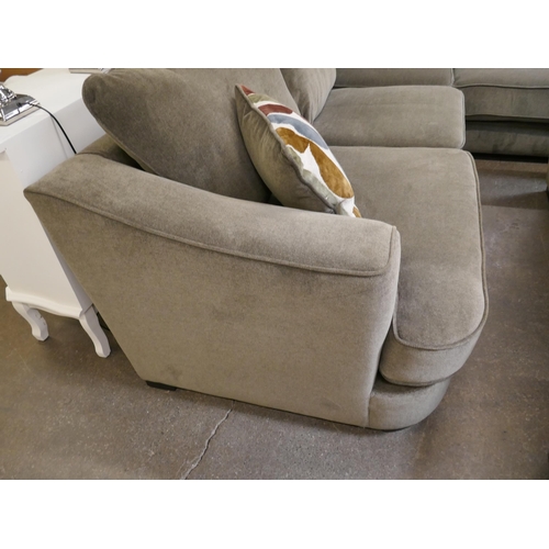 1455 - Barker and Stonehouse Novak Fern corner sofa and loveseat - some hidden fraying to some seat cushion... 