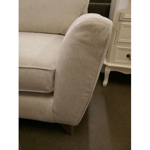 1459 - A White Fabric Two Seater Sofa