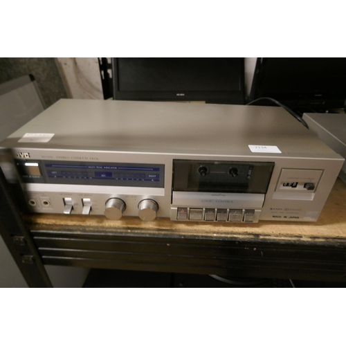 2134 - A JVC KD-VII stereo cassette deck