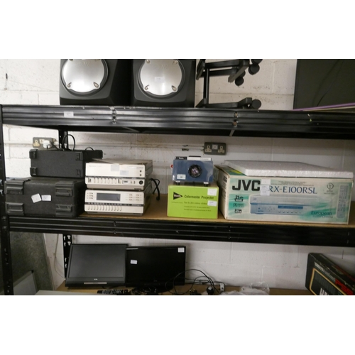 2139 - A large amount of HiFi stereo and video equipment - An Elevation EG-10V guitar amplifier and a Truck... 