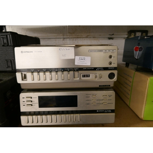 2139 - A large amount of HiFi stereo and video equipment - An Elevation EG-10V guitar amplifier and a Truck... 