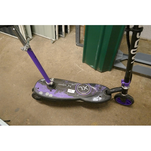 2163 - Two electric scooters; Wired XL and Disney Frozen II