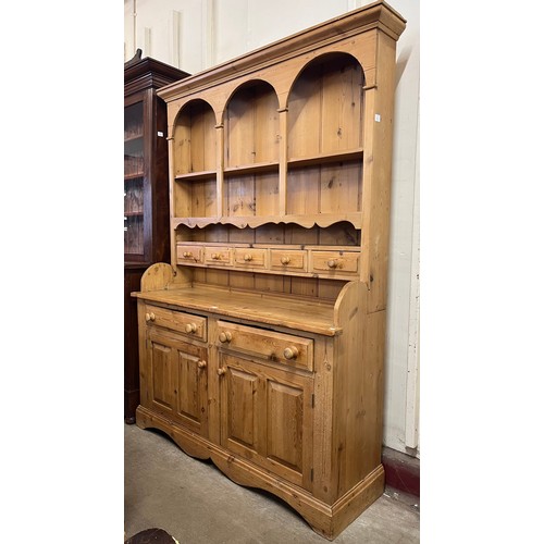 155 - A Victorian style pine dresser