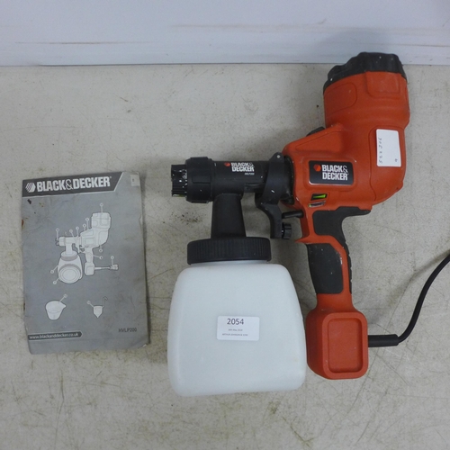 2054 - A Black and Decker HVLP200 floor based fine spray system - with instruction booklet