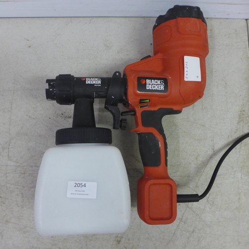 2054 - A Black and Decker HVLP200 floor based fine spray system - with instruction booklet