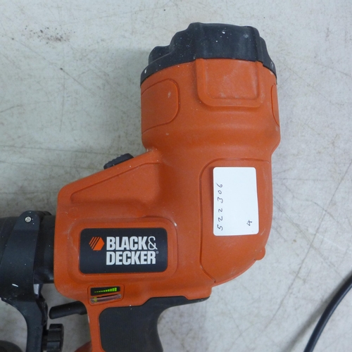 2054 - A Black and Decker HVLP200 floor based fine spray system - with instruction booklet