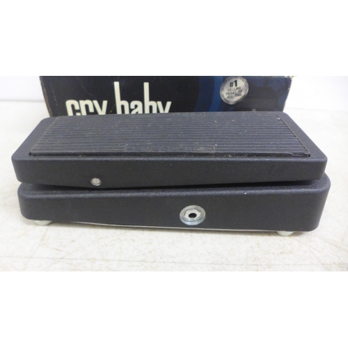 2105 - A Dunlop Cry Baby Wah Wah guitar pedal - W