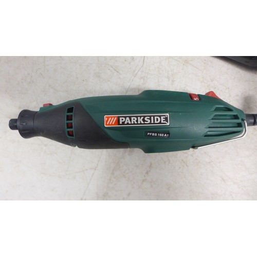 2030 - A Parkside PFBS-160-A1 multi grinder in case - unused