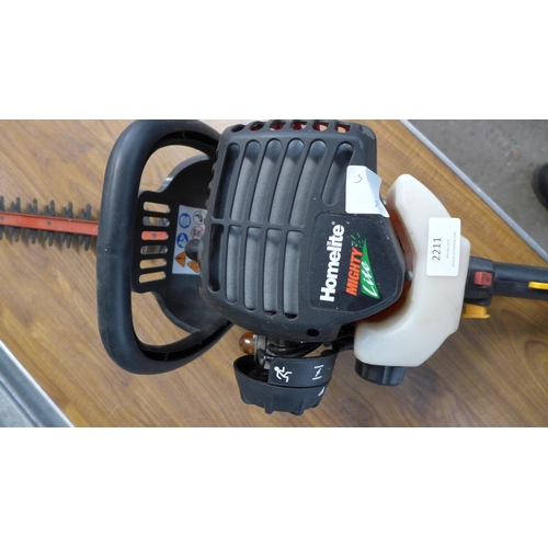 2211 - A Homelite Mighty Lite petrol hedge cutter - W