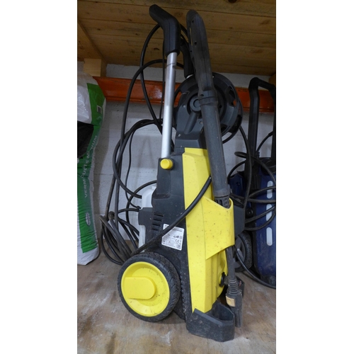 2237 - 3 Assorted jet washers including a Wickes with hose and lance, a Workzone 2.2kw Q1WSPO52200A high pr... 