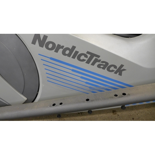 2270 - A Nordic Track elliptical cross trainer with Polar heart rate tracking technology