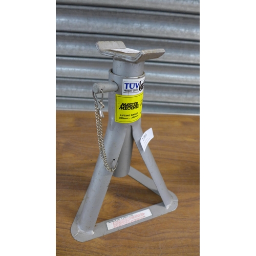 2286 - A pair of TUV Master Mechanics 1524kg axle stands