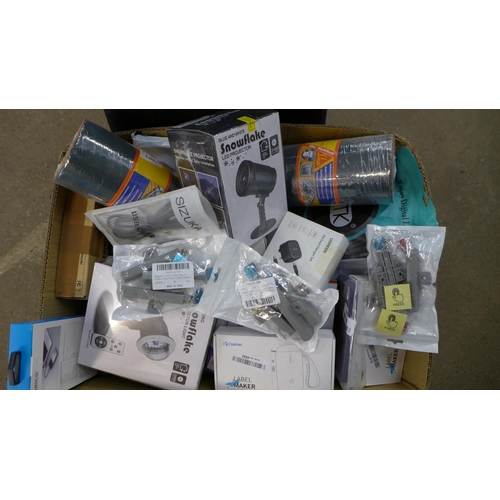 2290 - A large quantity of assorted items including two rolls of Siko Multi-Seal, Clabel electronic label m... 