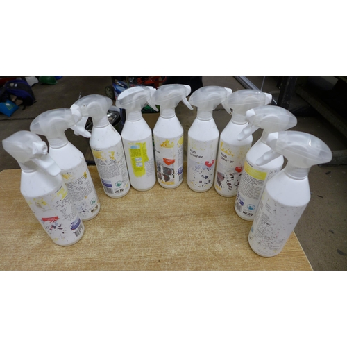 2323 - 9 Trigger packs of household cleaning products including hob cleaner and mould remover