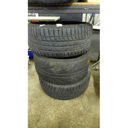 2340 - 3 Used tyres (no punctures); Dunlop SP Winter Sport 235/45/R19, Goodyear 245/40/R19 and Nankang Ultr... 