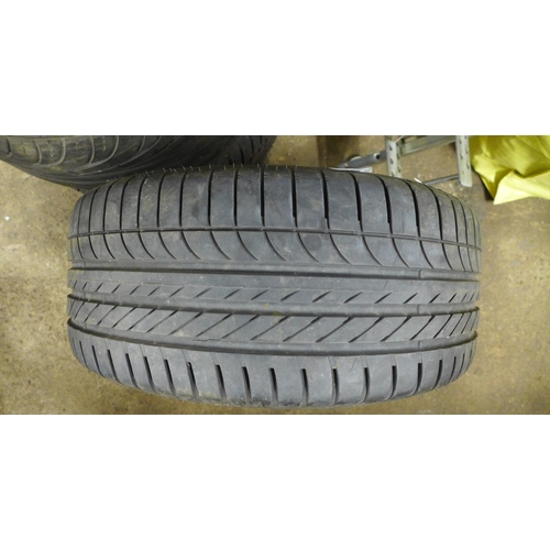 2340 - 3 Used tyres (no punctures); Dunlop SP Winter Sport 235/45/R19, Goodyear 245/40/R19 and Nankang Ultr... 