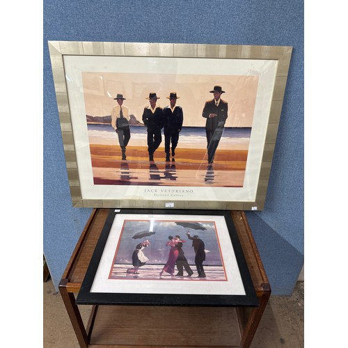 357 - Two Jack Vettriano prints, framed