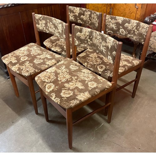 97 - A set of four Scandart teak dining chairs