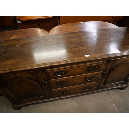 175 - A George II style oak dresser