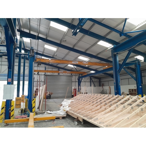 1 - Nine Yaplex SWL1000 overhead travelling cranes with two large truss lifting frames. Items will be so... 