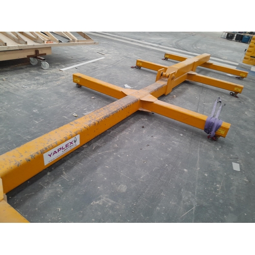 1 - Nine Yaplex SWL1000 overhead travelling cranes with two large truss lifting frames. Items will be so... 