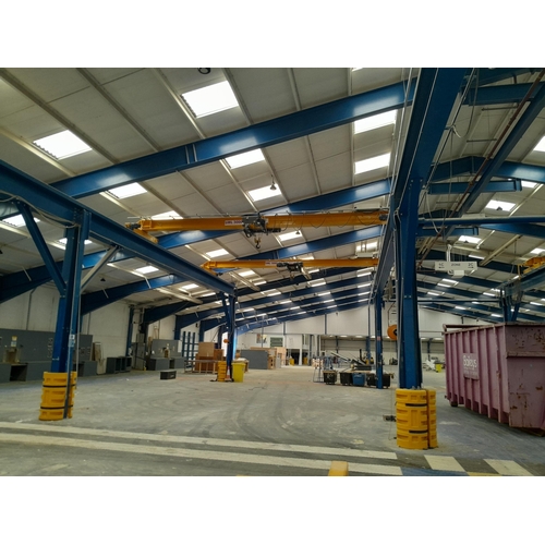 1 - Nine Yaplex SWL1000 overhead travelling cranes with two large truss lifting frames. Items will be so... 