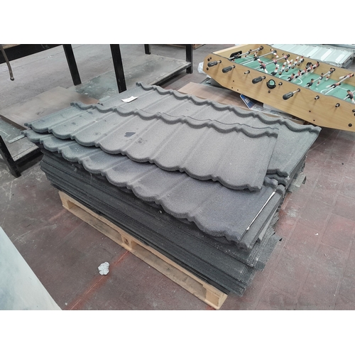 43 - Two pallets of roofing edge panels. Lot will be sold in situ at Wellingborough, Northamptonshire and... 