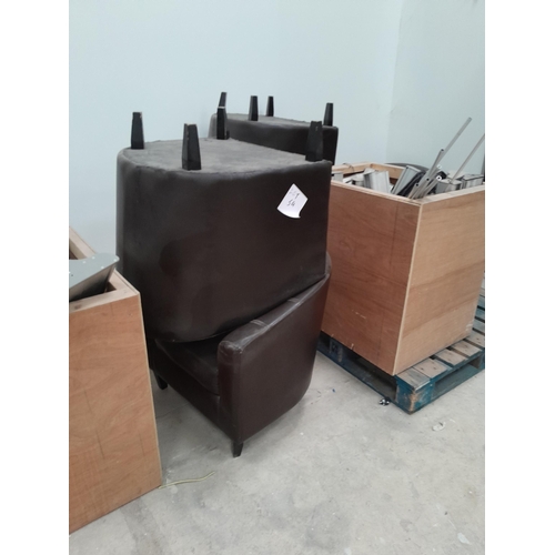 54 - A quantity of tub chairs. Lot is offered for sale in situ at Wellingborough, Northamptonshire. Lot t... 