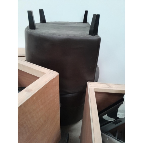 54 - A quantity of tub chairs. Lot is offered for sale in situ at Wellingborough, Northamptonshire. Lot t... 