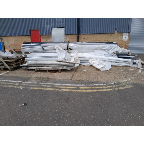 56 - A large quantity of UPVC extrusion sections. Lot is offered for sale in situ at Wellingborough, Nort... 