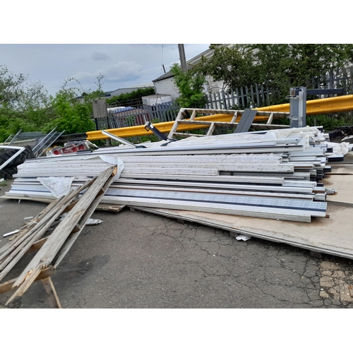 56 - A large quantity of UPVC extrusion sections. Lot is offered for sale in situ at Wellingborough, Nort... 