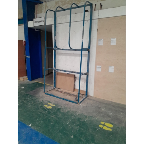 63 - Approximately 30 trolleys, stands, benches and tables. Item is offered for sale in situ at Wellingbo... 